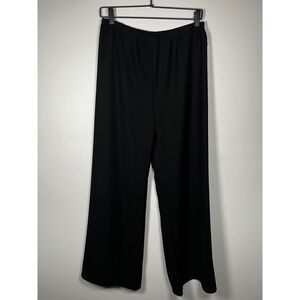 URBAN‎ RESEARCH Black Polyester Wide Leg Pants Made in Japan